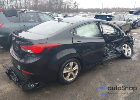 2016 Hyundai Elantra Value Edition from USA, damaged, VIN 5NPDH4AE4GH784711